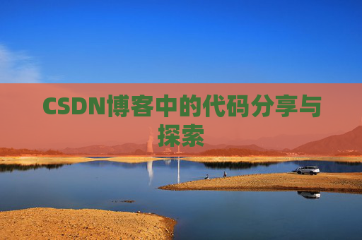 CSDN博客中的代码分享与探索